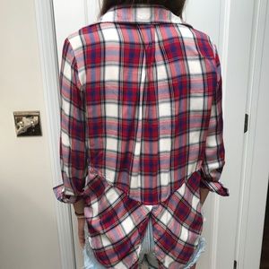 Sam Edelman Plaid Button Down